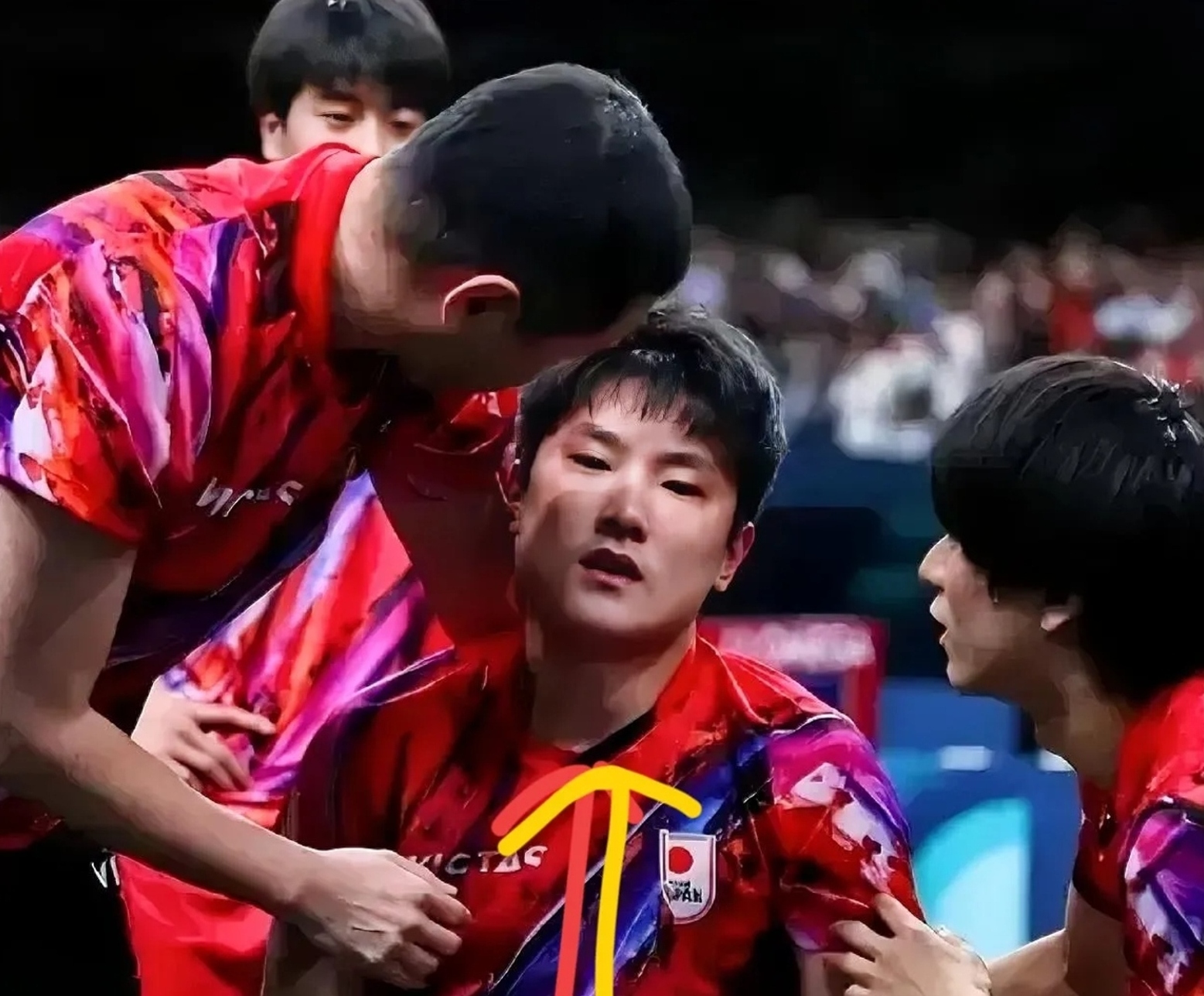 包含法国乒乓球队险胜日本乒乓球队，张本智和完成帽子戏法的词条